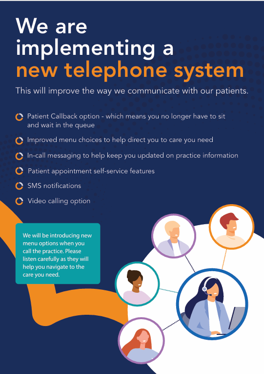An information poster showing the traditional model with the modern general practice model 